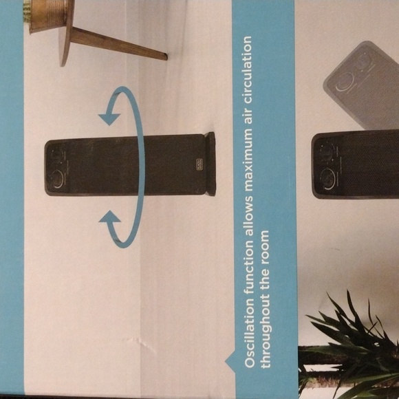 Black + Decker Ceramic Tower Heater - Picture 3 of 6